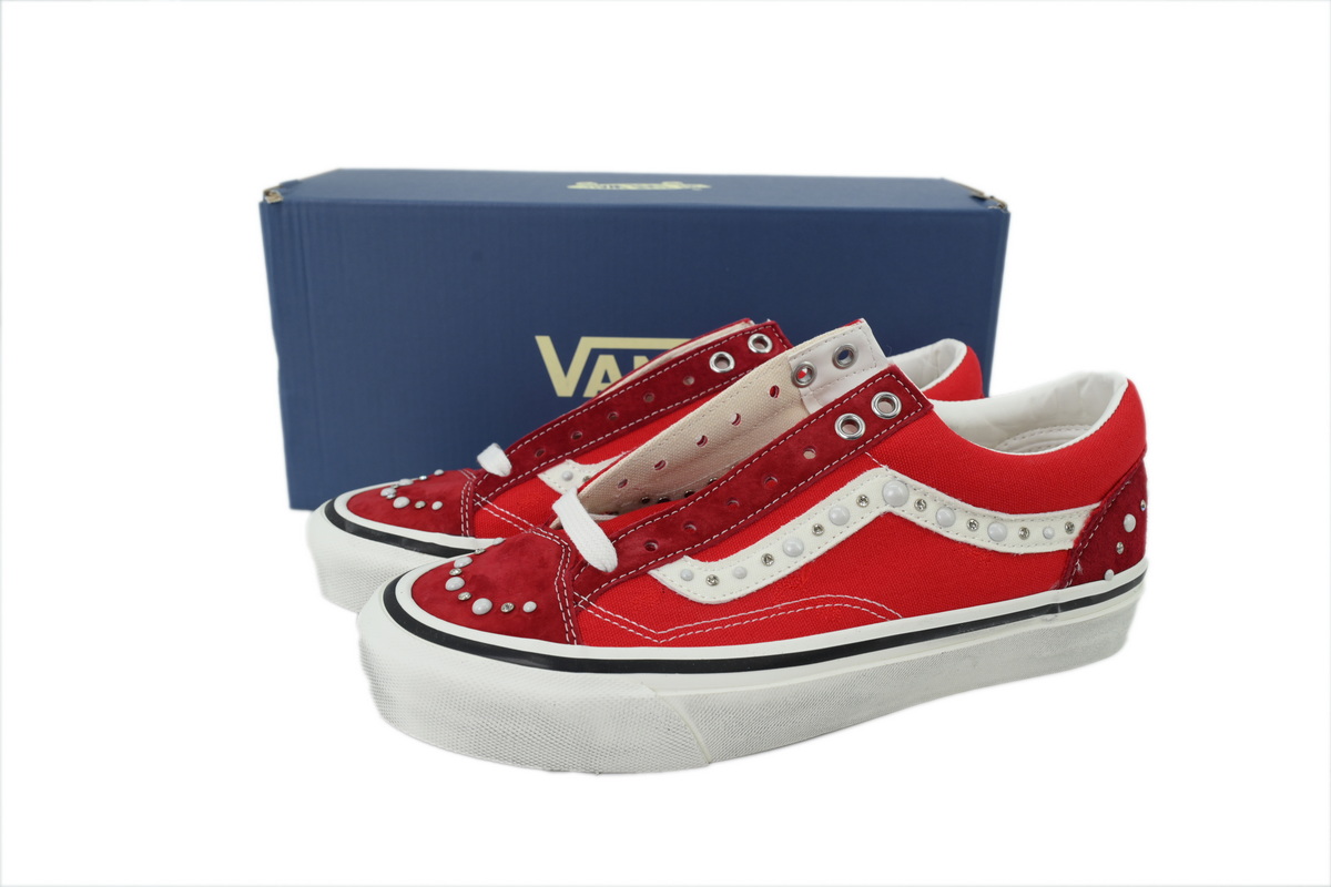 Vans Old Skool 36 'Pearlized Pack - China Red' VN000S52BLK