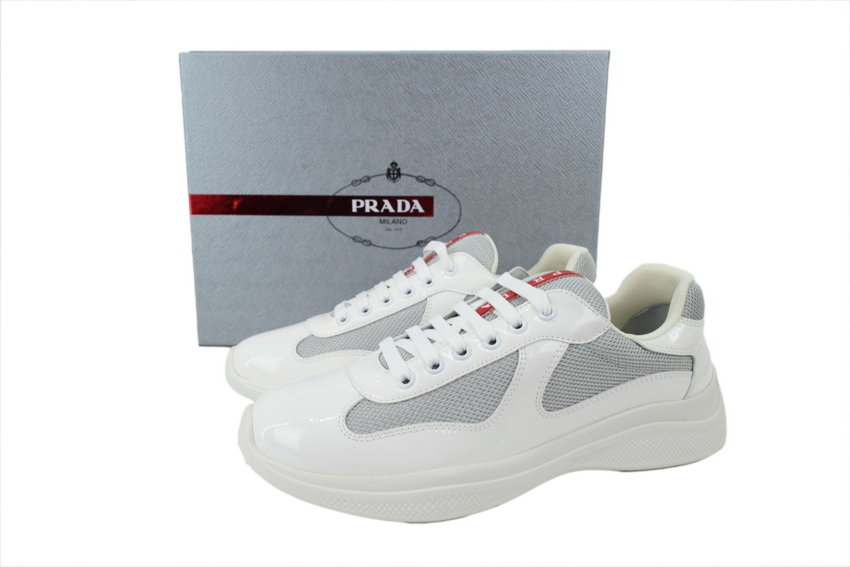 Prada America's Cup Sneakers White