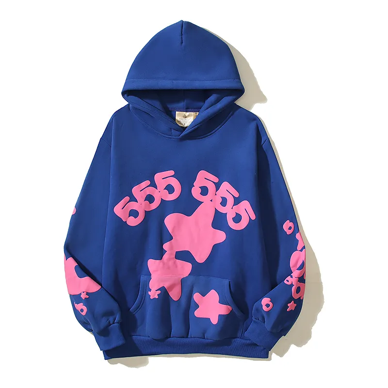 Sp5der Beluga Hoodie Blue and Black + Amiri Jean 8910