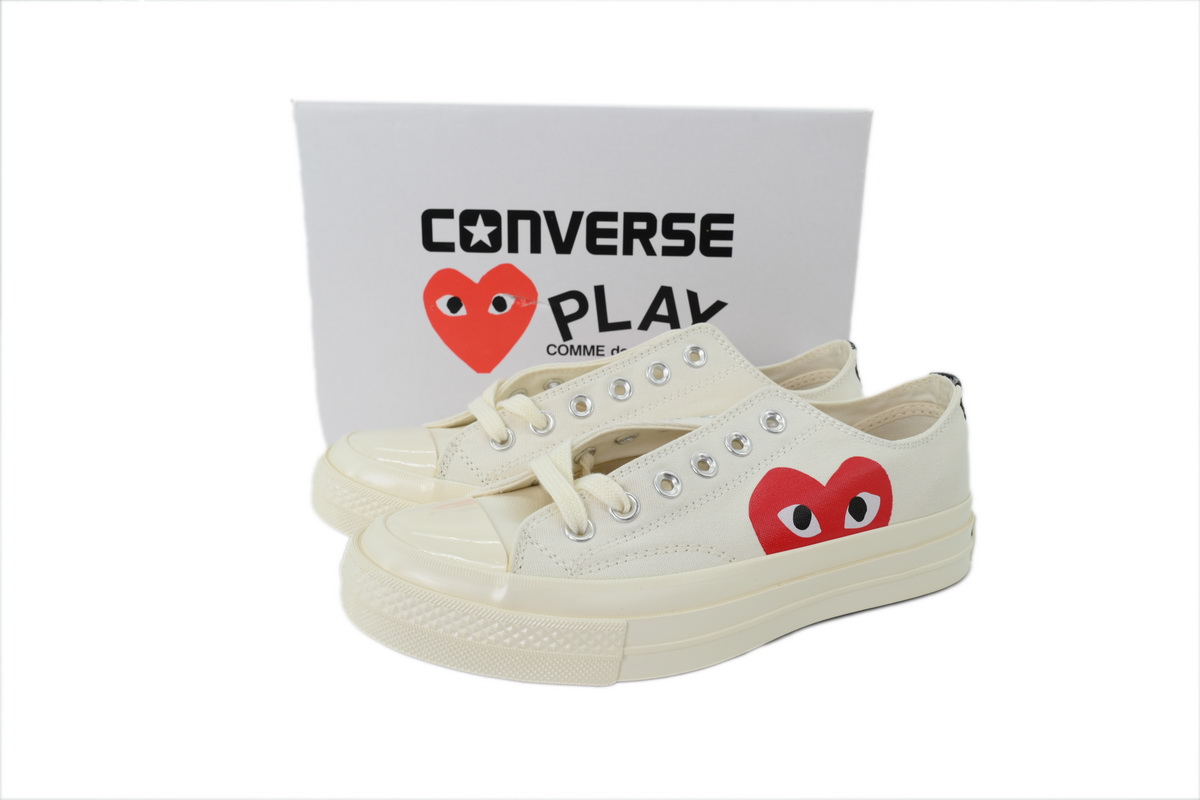 Comme des Garçons Play x Converse Chuck 70 Low Milk 150207C