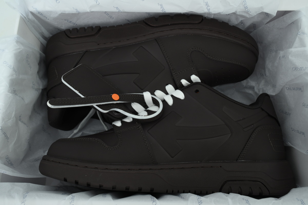 Off White Men's Brown Outward Molded Sneakers 0MIA189S26 MAT0016G20