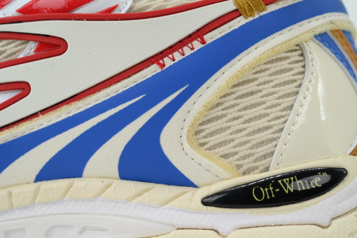 Off-White Be Right Back Beige Red Blue Yellow OMIA289F 25LEA001 0057