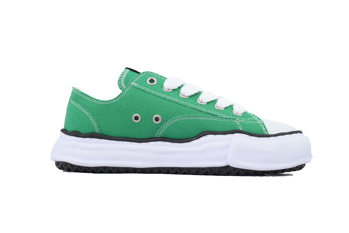 MAISON MIHARA YASUHIRO Hank OG Sole Canvas Low-top Sneakers Green