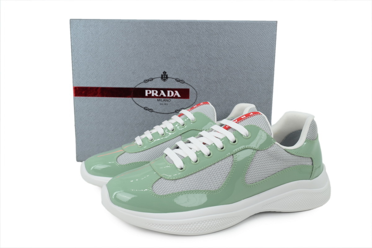 Prada America's Cup Sneakers Light Green
