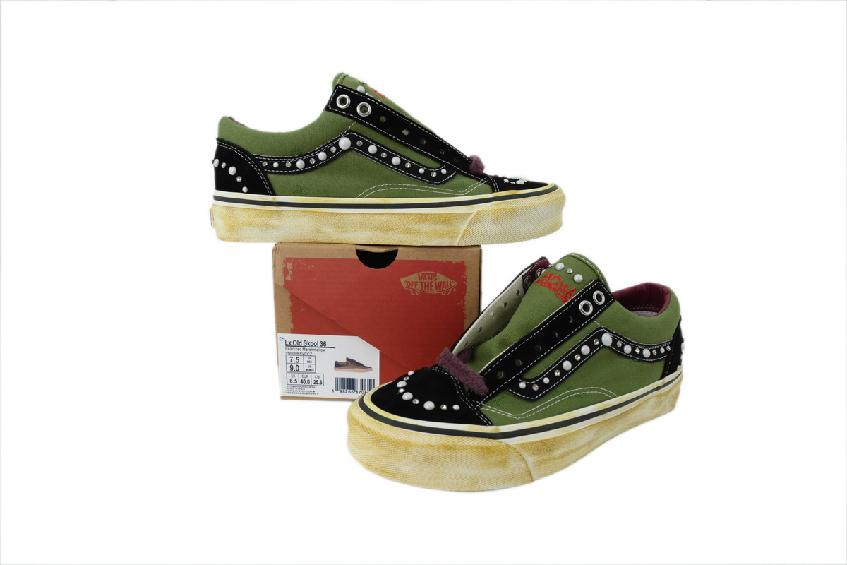 SATOSHI NAKAMOTO x Vans Old Skool Reissue 36 Pearlized Army