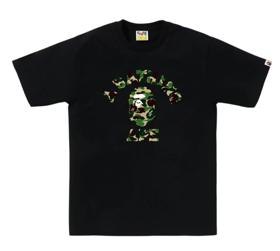 BAPE ABC Camo College Tee FW25