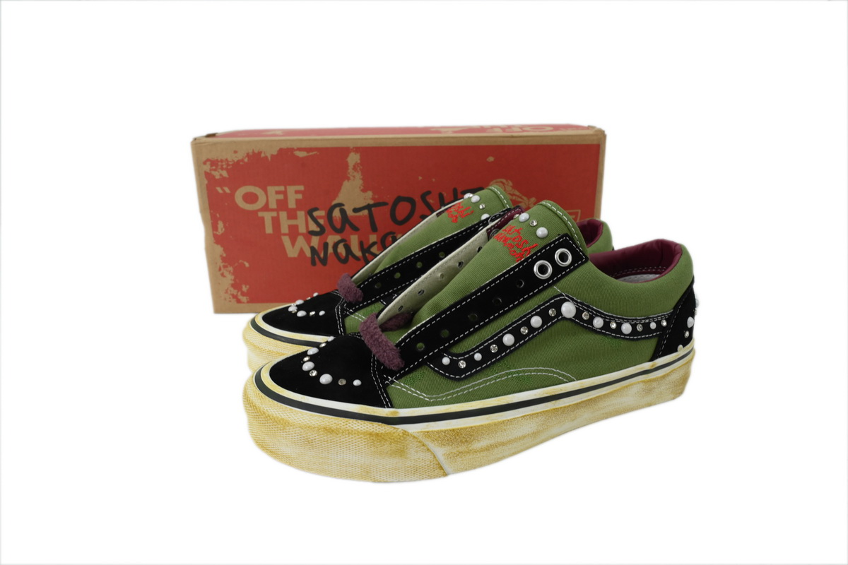 SATOSHI NAKAMOTO x Vans Old Skool Reissue 36 Pearlized Army