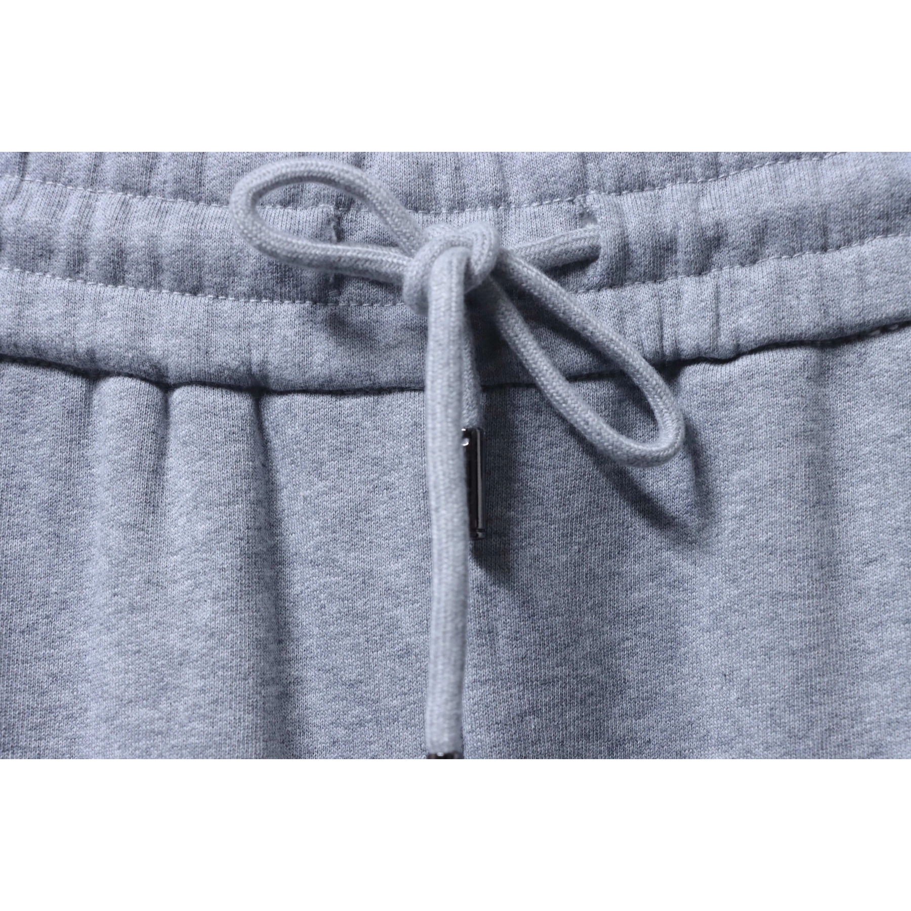 Burberry Side-Lettering Check Trousers Grey