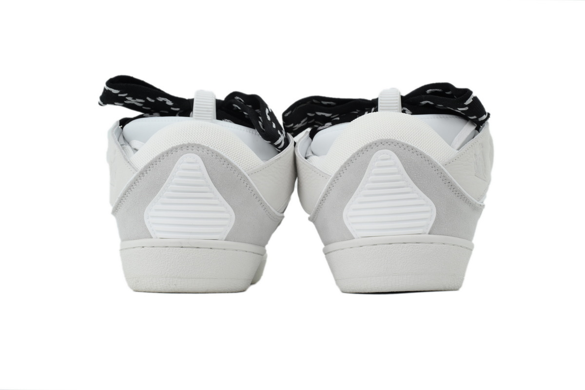 Lanvin Curb Sneakers White