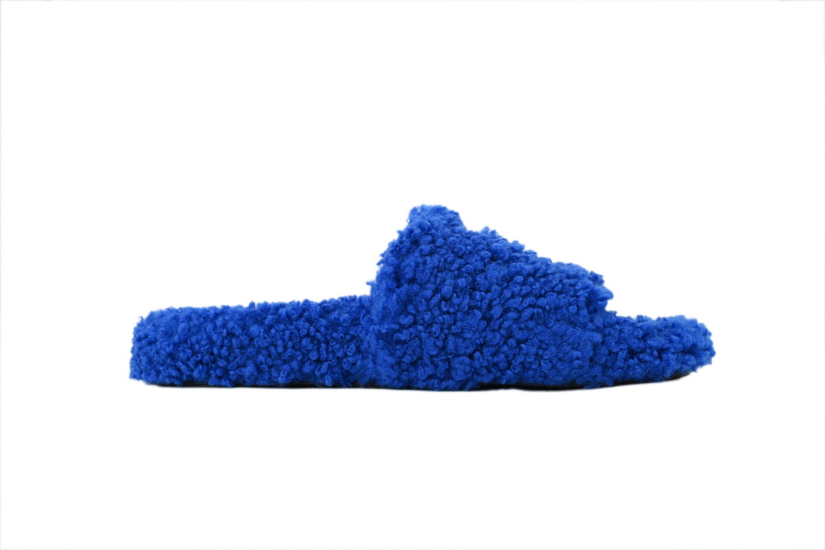 NBA x Balenciaga Furry Slides Blue