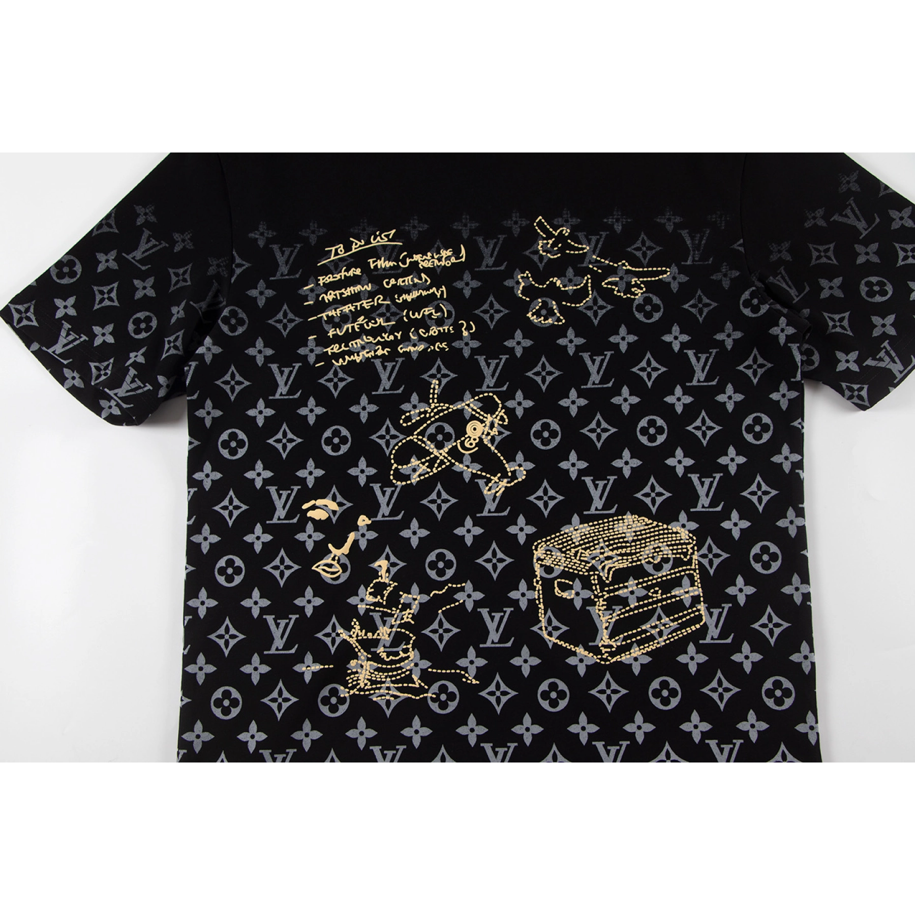 Louis Vuitton T-shirt W2948 Black/White