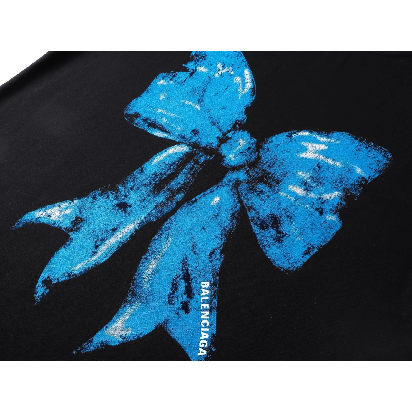 Balenciaga Bow Print T-shirt Black/Pink