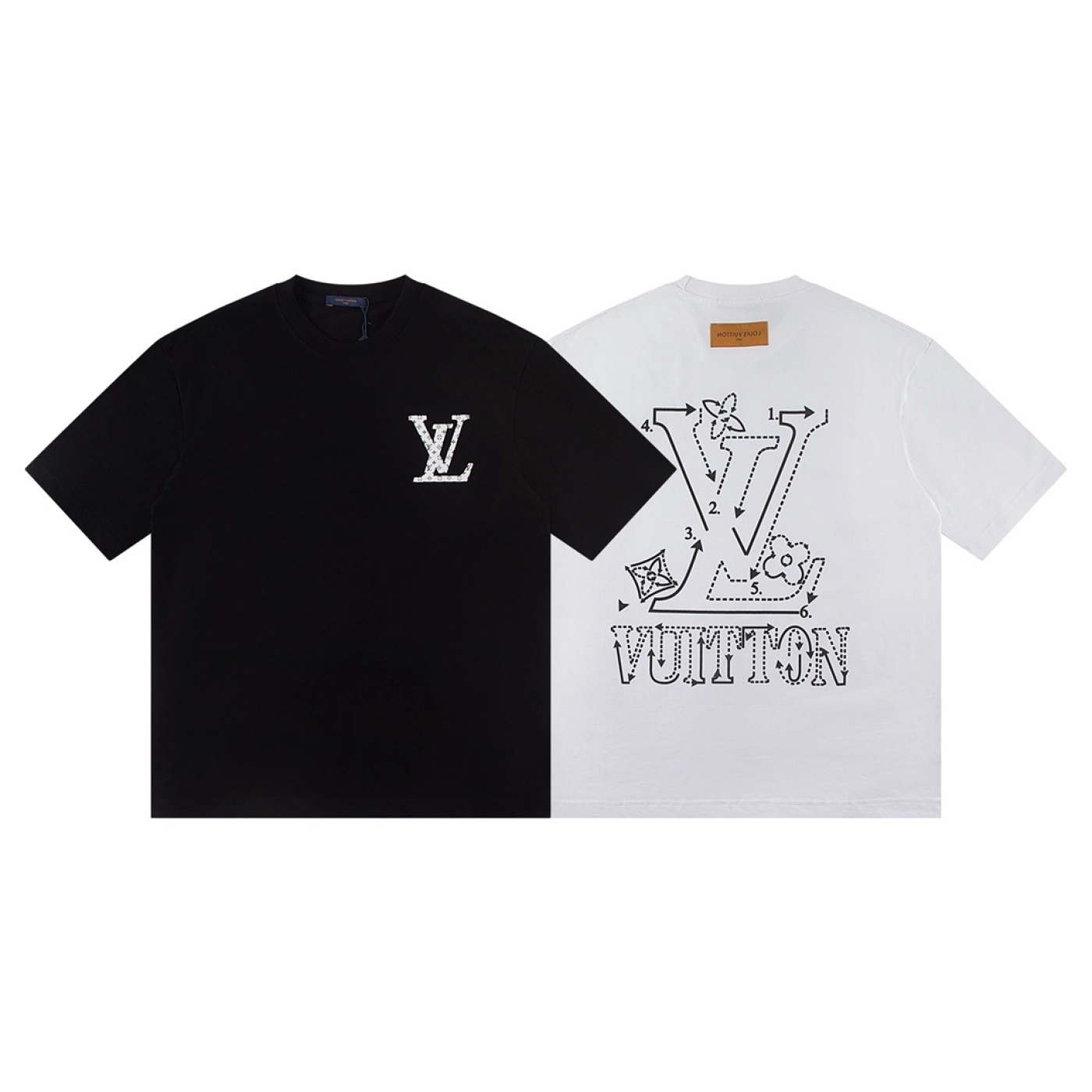 Louis Vuitton T-shirt W2642 Black/White