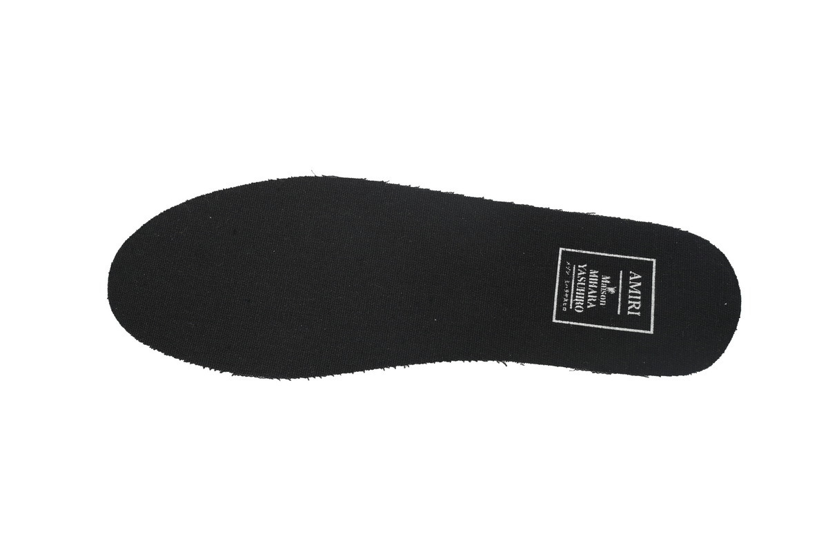 Maison Mihara Yasuhiro x AMIRI Skel-Top Low Black AMFOSR1076-001