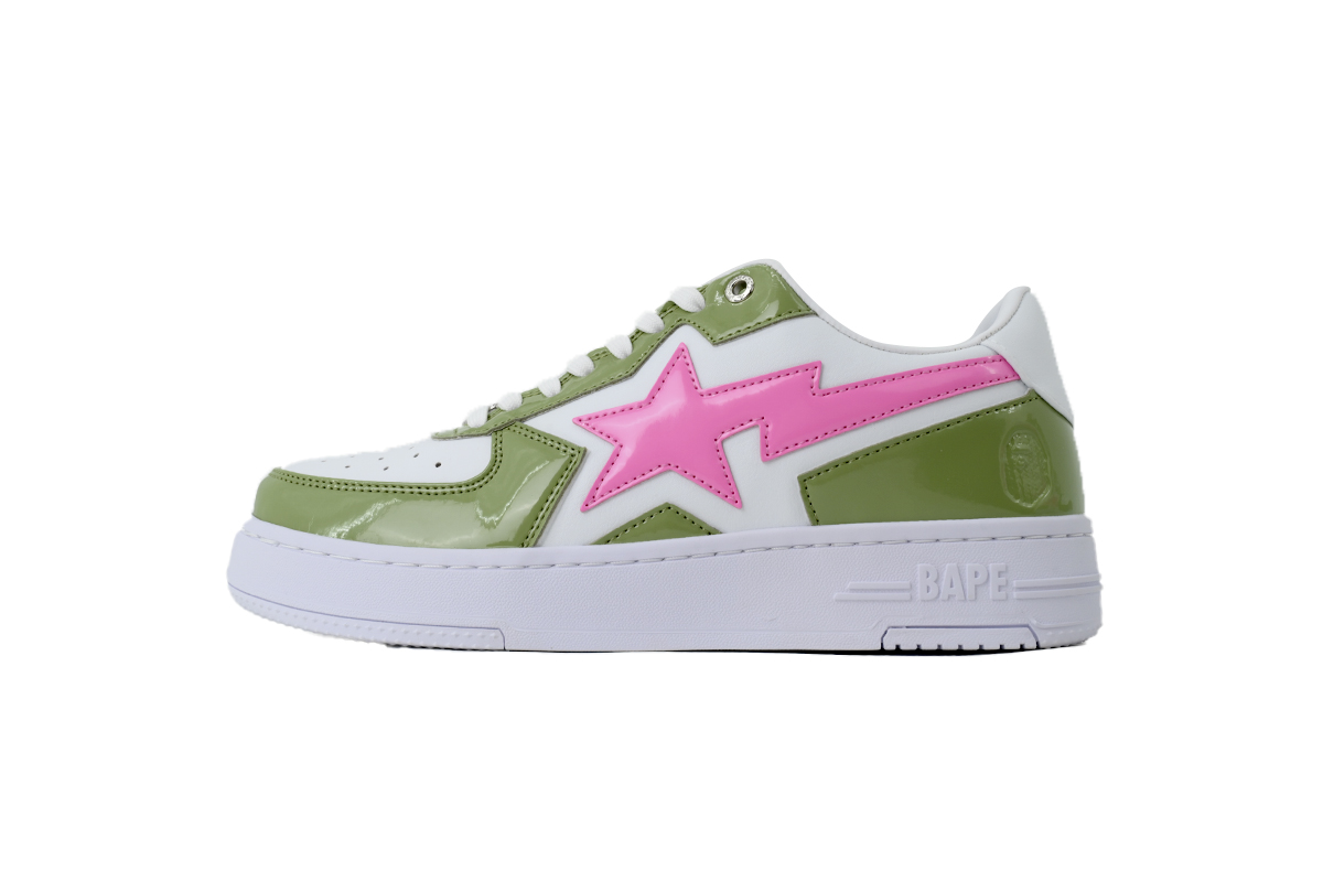 A Bathing Ape Green Pink Star OZXSHM1913070