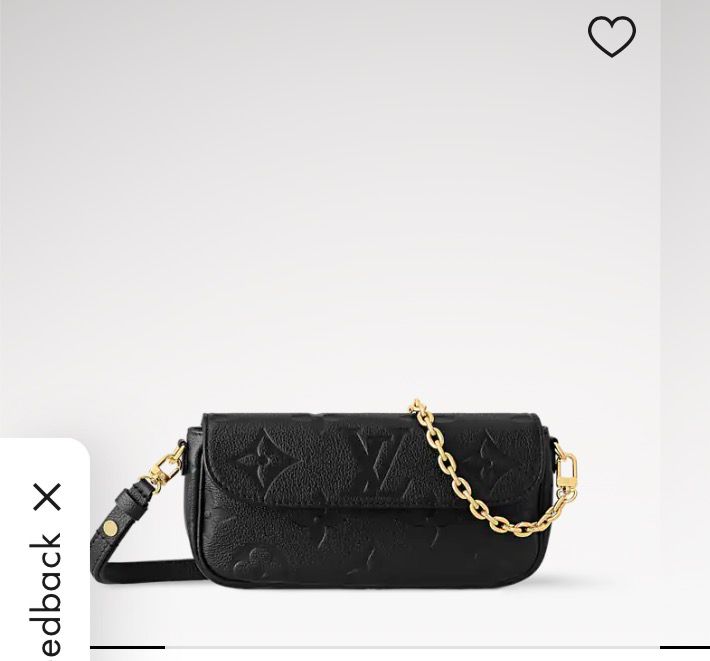 LV black handbag