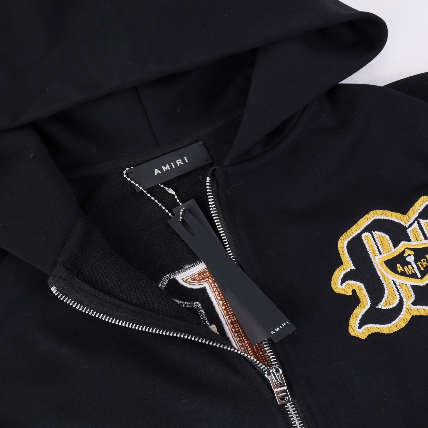 Amiri Varsity Patch Printed Sweatsuit Black
