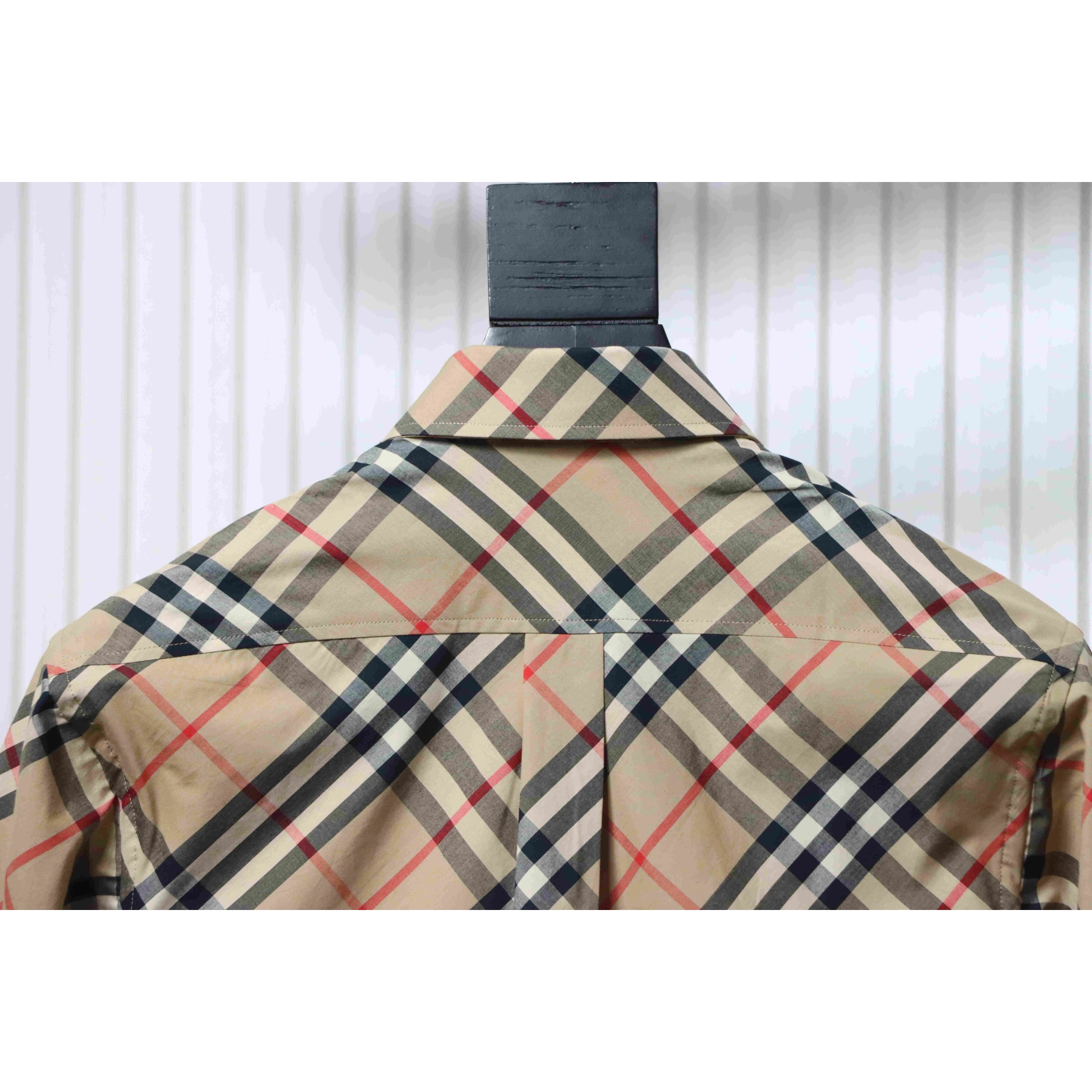 Burberry Long-Sleeve Cotton Twill Check Shirt