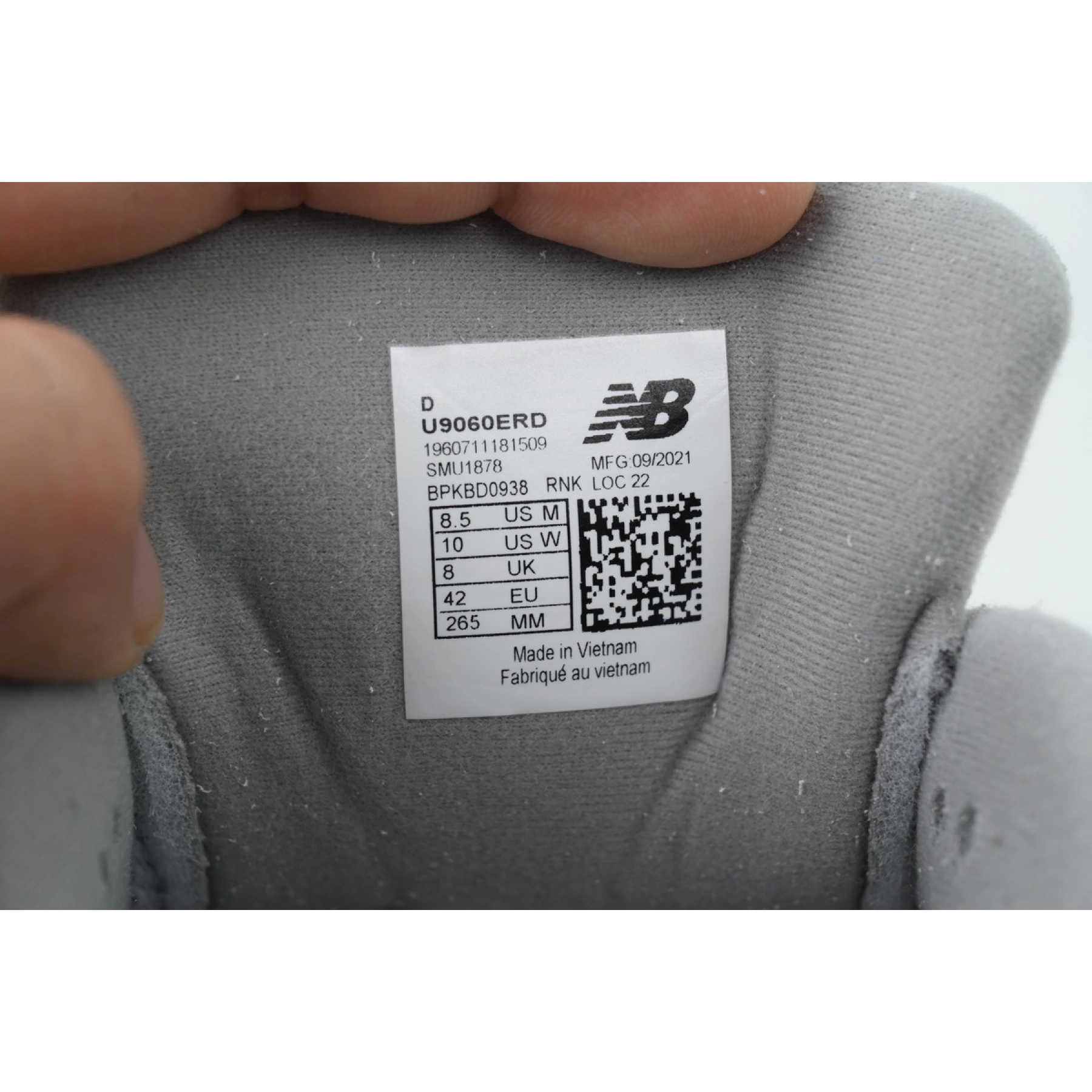 New Balance 9060 Slate Grey Raincloud