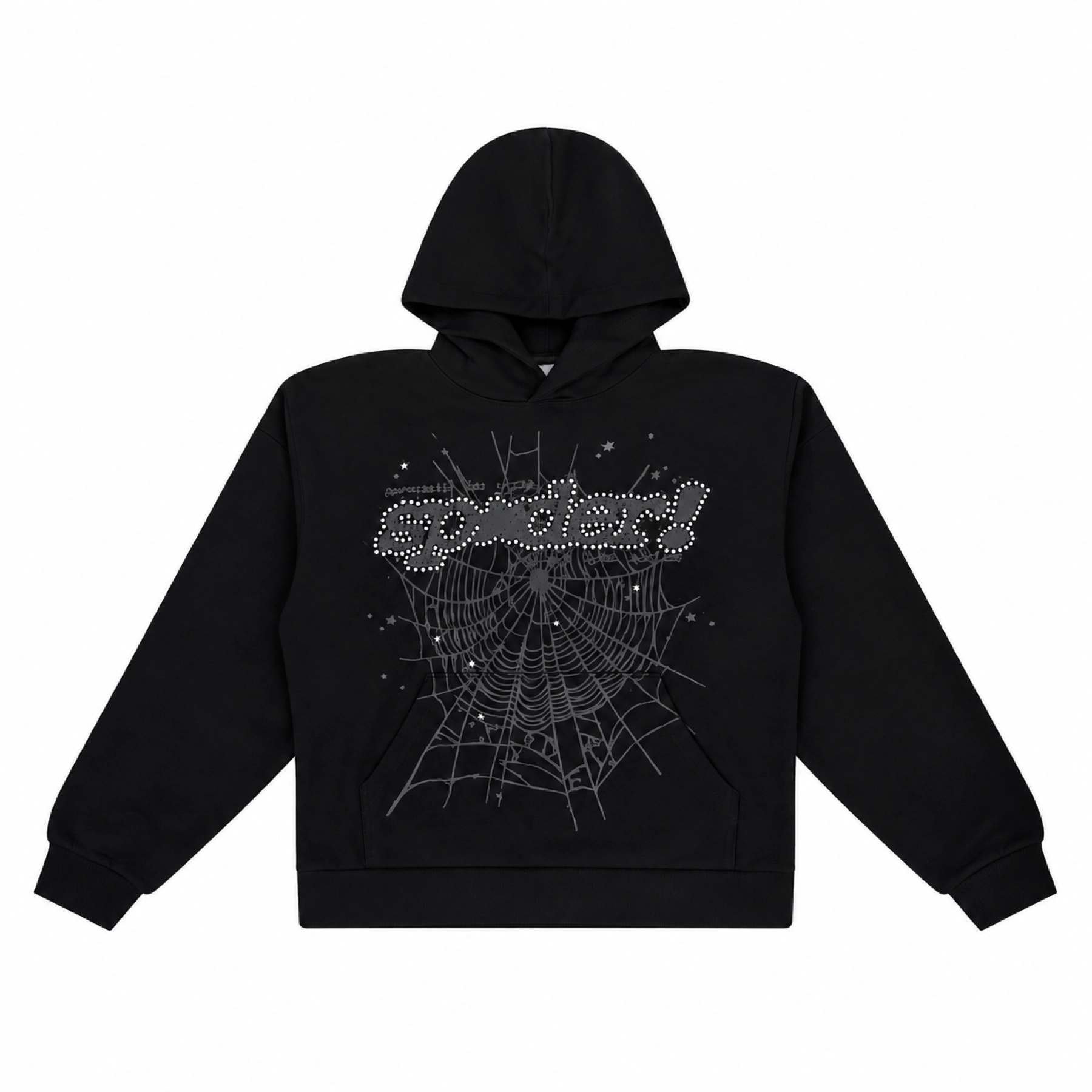 Sp5der Rhinestone Punk V2 Hoodie