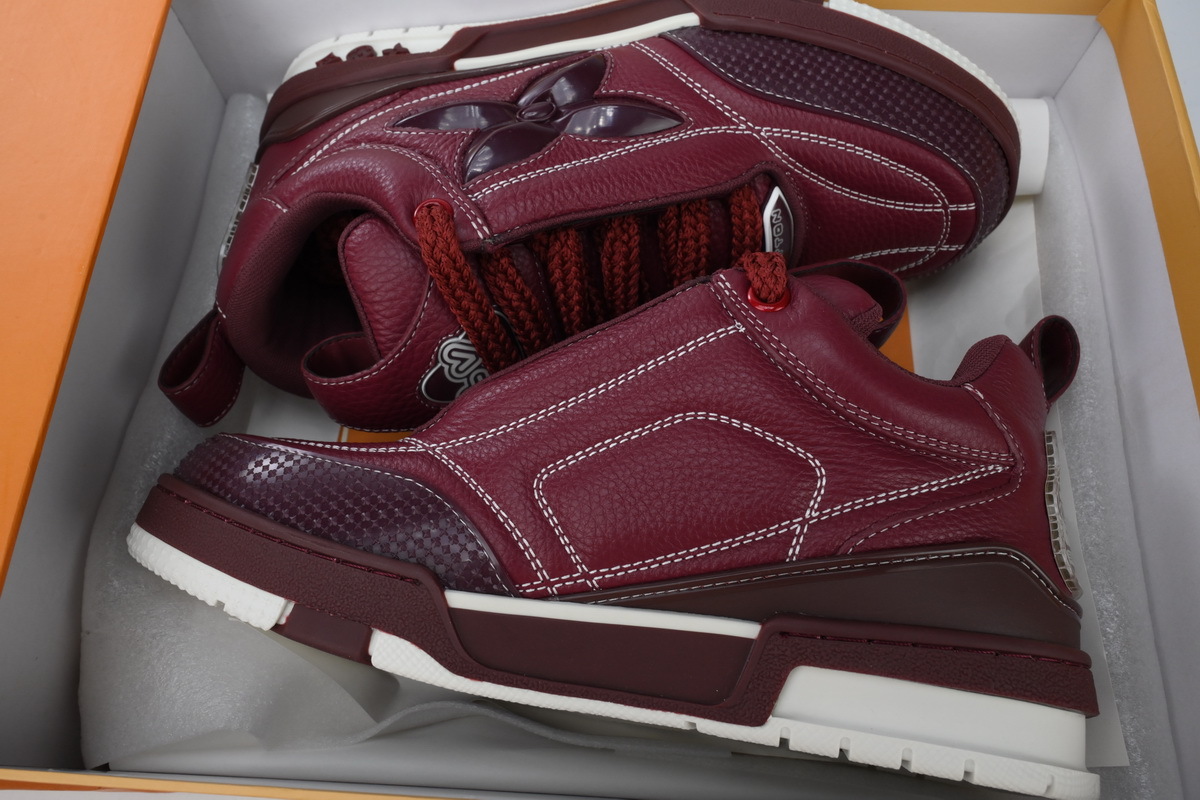 Louis Vuitton Skate Sneaker Wine