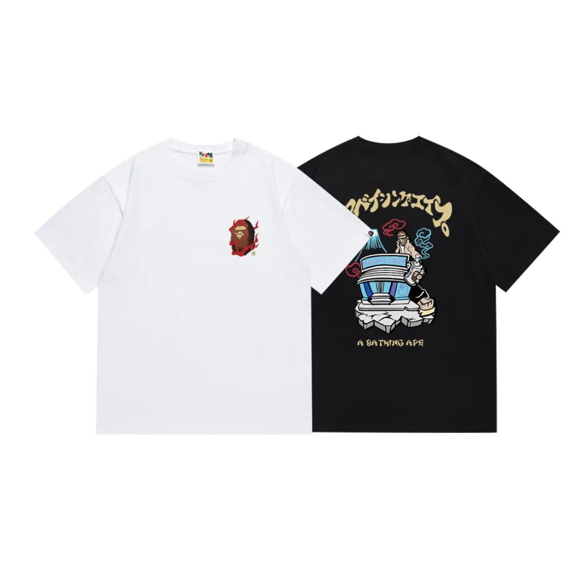 BAPE T-shirt White/Black 144