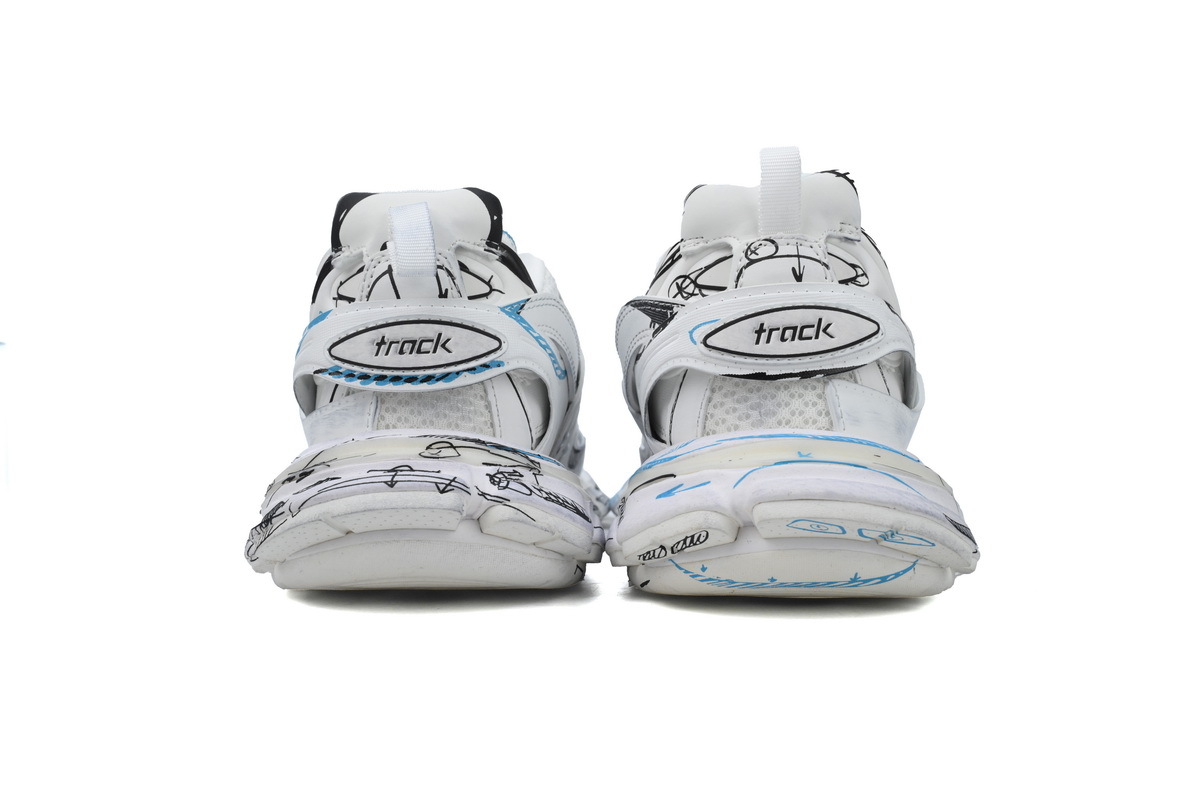 Balenciaga Track Sneaker White Blue 542023 W3SRA 9014