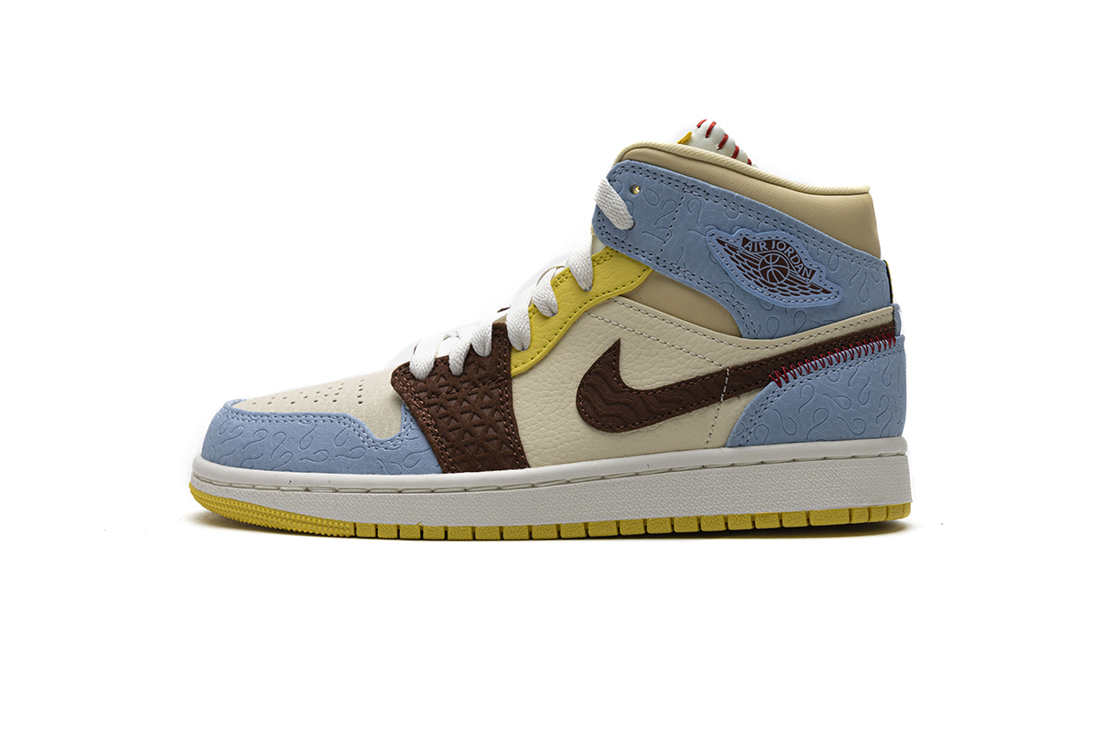 Jordan 1 Mid SE Fearless Maison Chateau Rouge CU2803-200