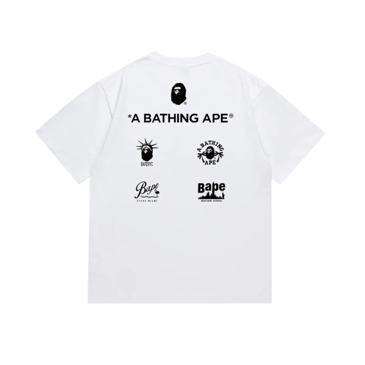 BAPE T-shirt White/Black 141