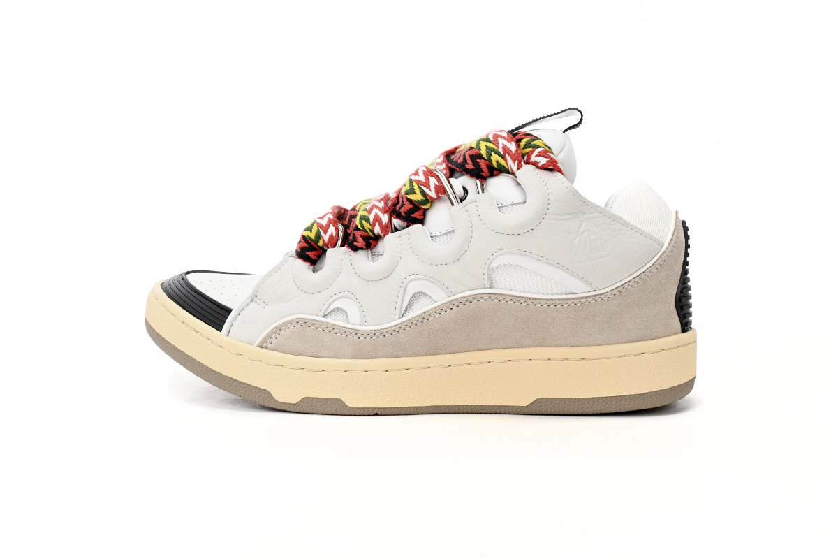 Lanvin Leather Curb White Ivory FM-SKRK11-DRAG-A2000