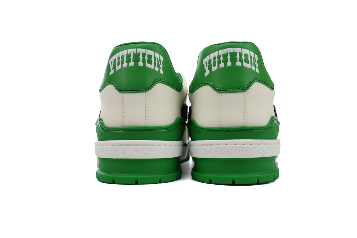 Louis Vuitton Trainer White Green