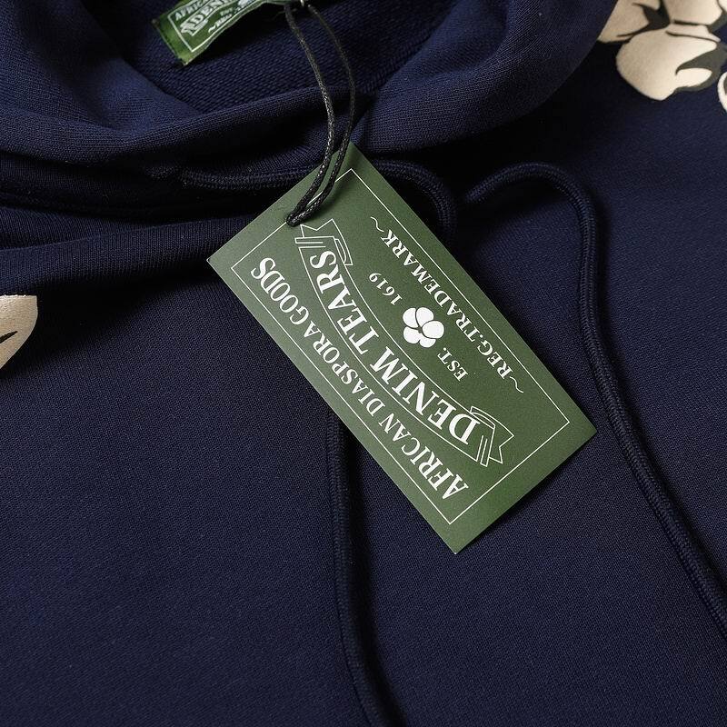 Denim Tears Cactus Tears Wreath Hoodie Navy