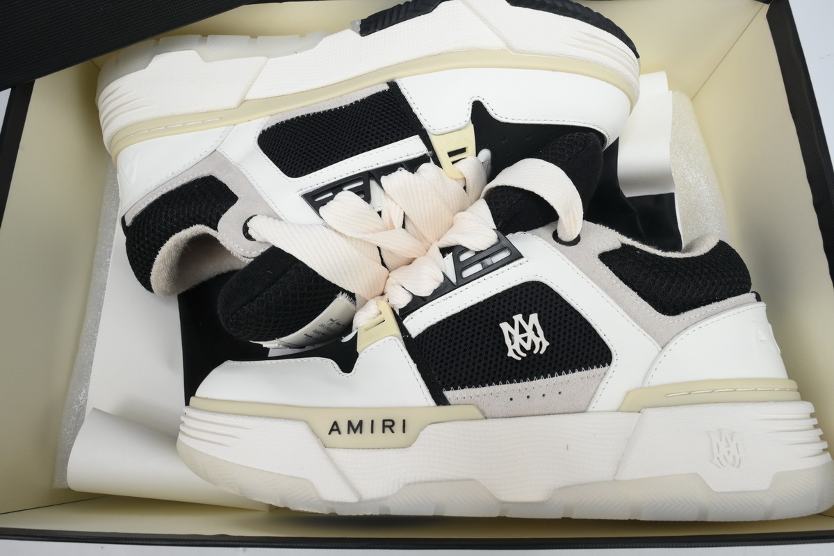 AMIRI White Gray Black