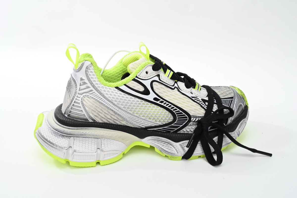 Balenciaga 3XL Sneaker in Black And White Yellow 734734 W3XL6 9031