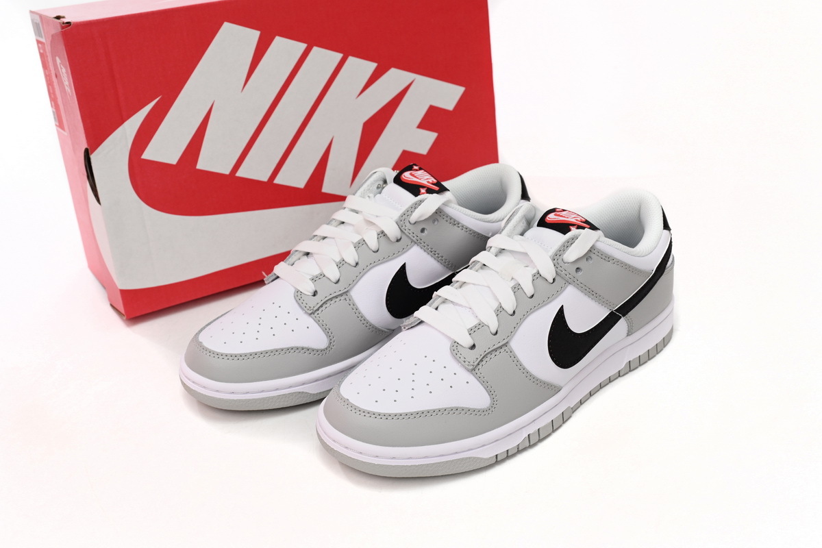 Nike Dunk Low Gray And White Lottery Tickets DR9654-001