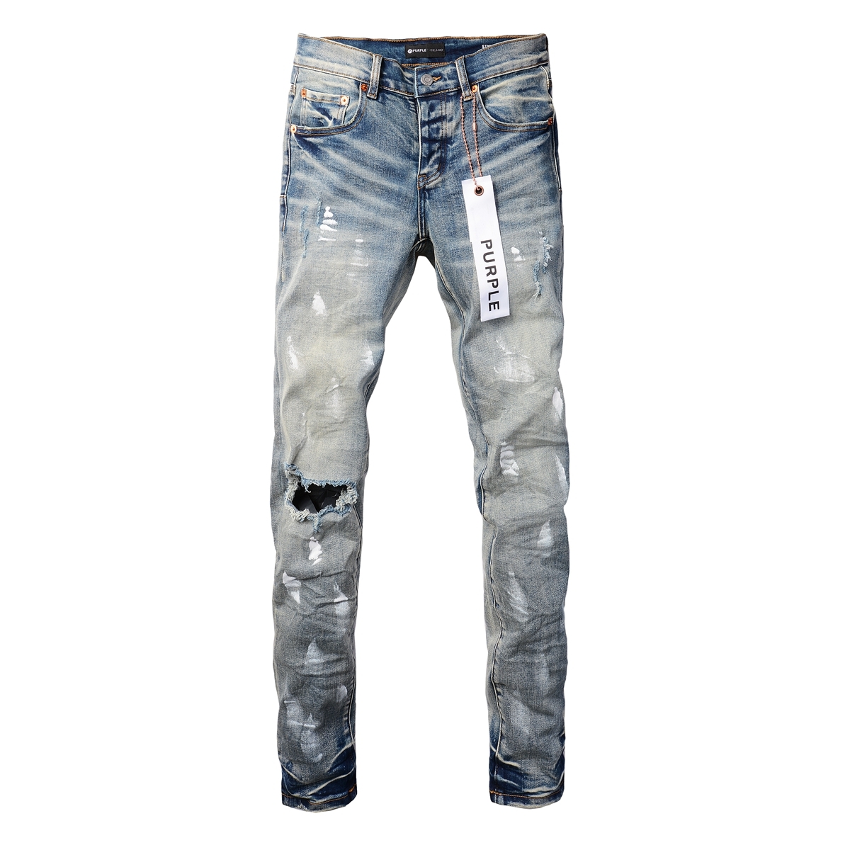 Purple Jeans washing blue 006