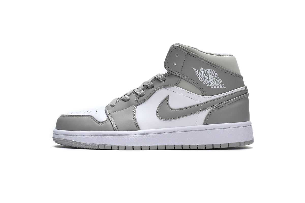 Air Jordan 1 Mid Grey Fog 554724-082