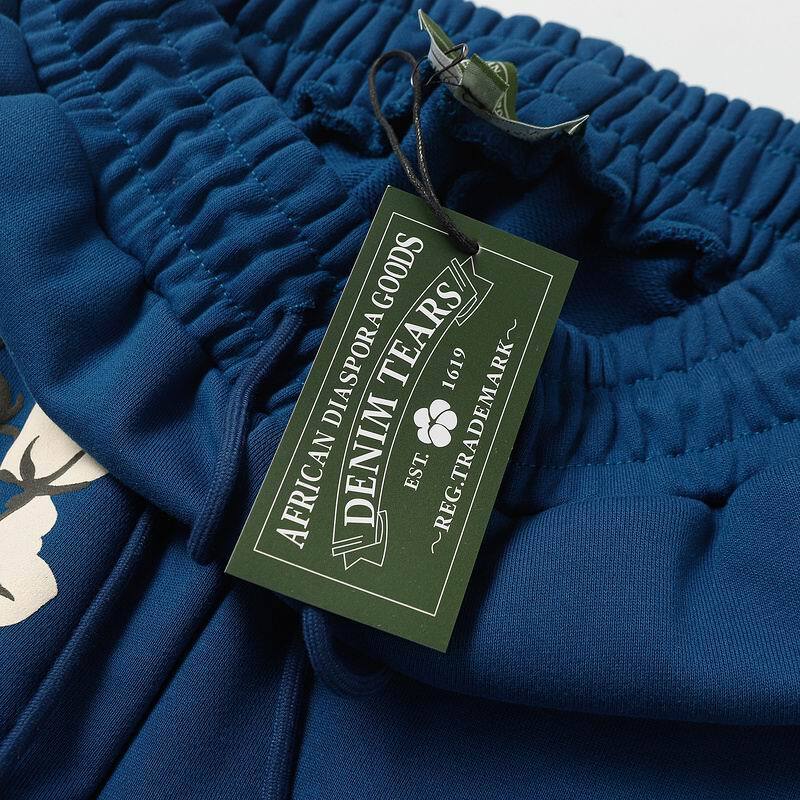 Denim Tears Cactus Tears Wreath Sweatpants Blue