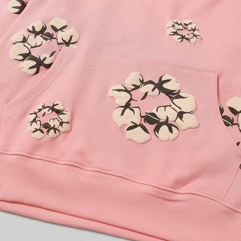 Denim Tears Cactus Tears Wreath Hoodie Pink
