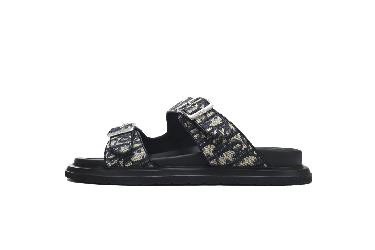 Dior Aqua Sandal Deep Gray