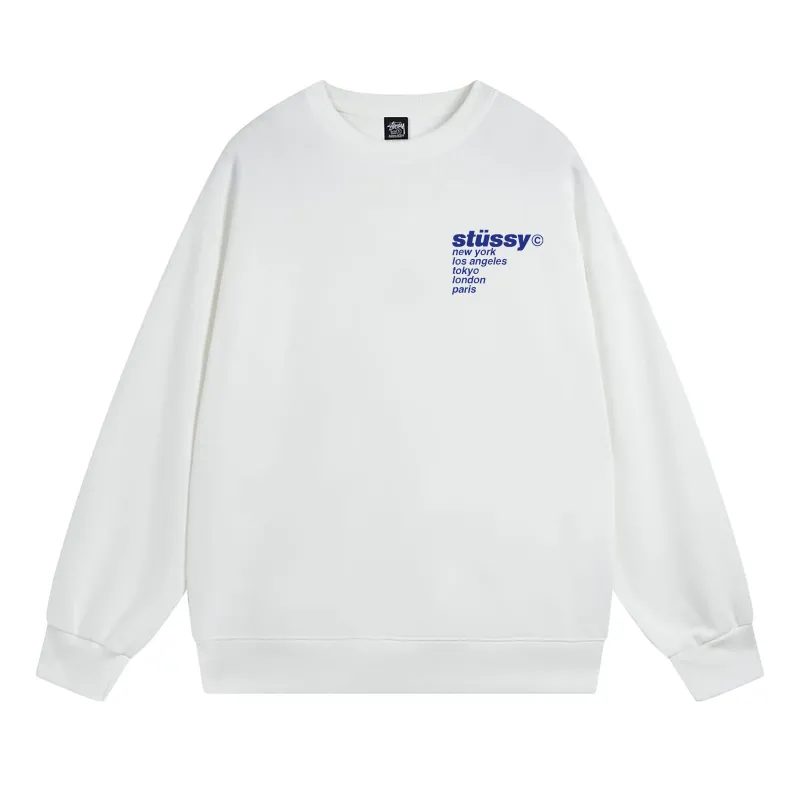 Stussy Jumper Strawberry Hoodie White