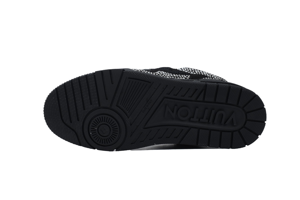 Louis Vuitton Skate Trainer Black Swarovski Monogran