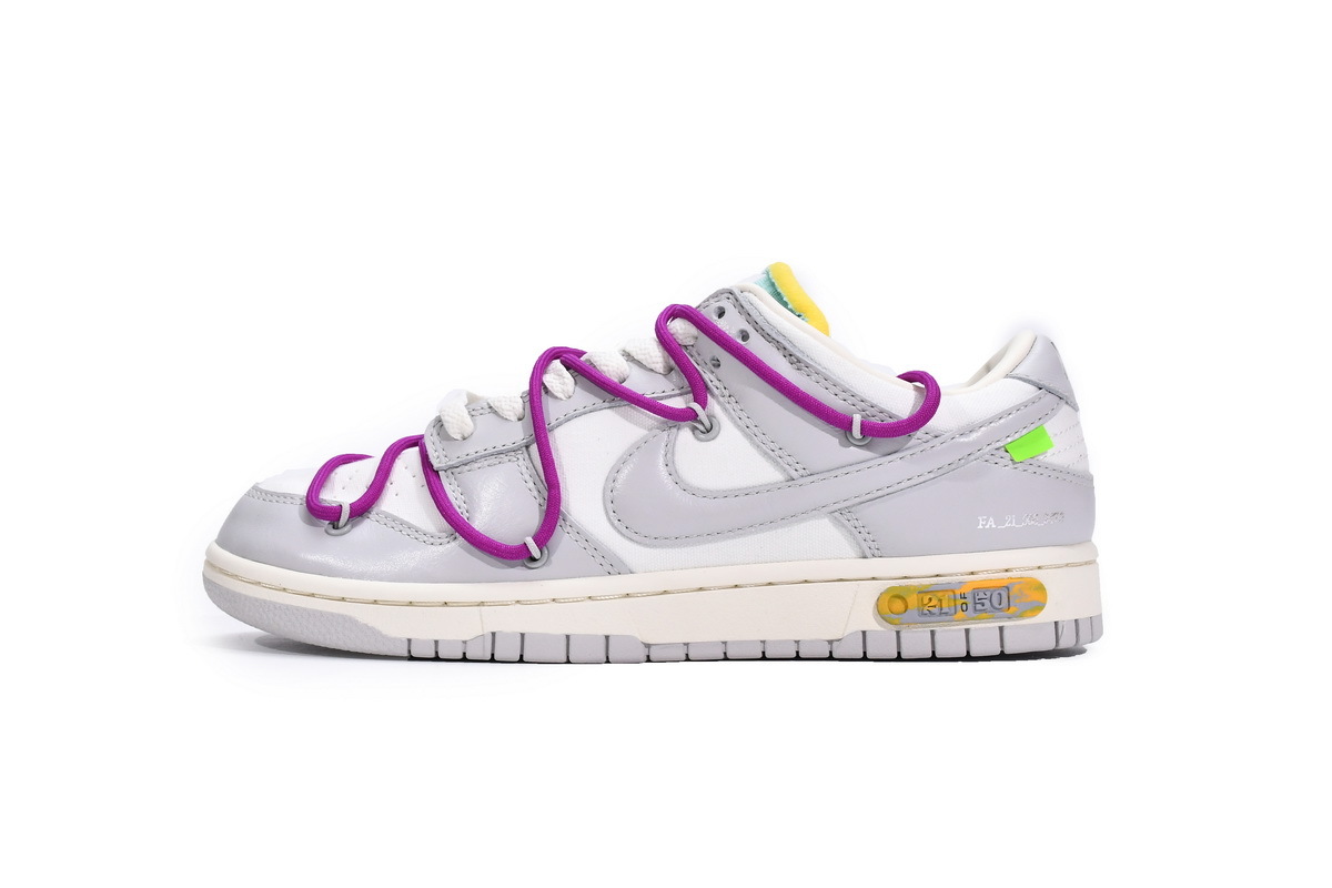 OFF WHITE x Nike Dunk SB Low The 50 NO.21 DM1602-100