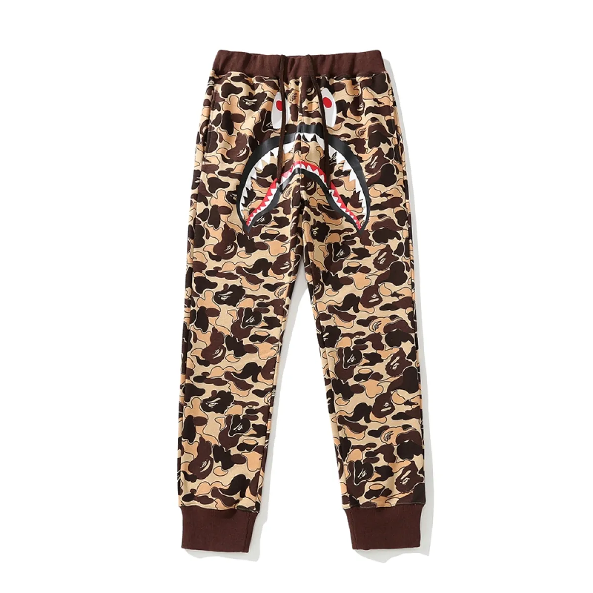 BAPE Shark Head Cookie Camouflage Shark Trousers