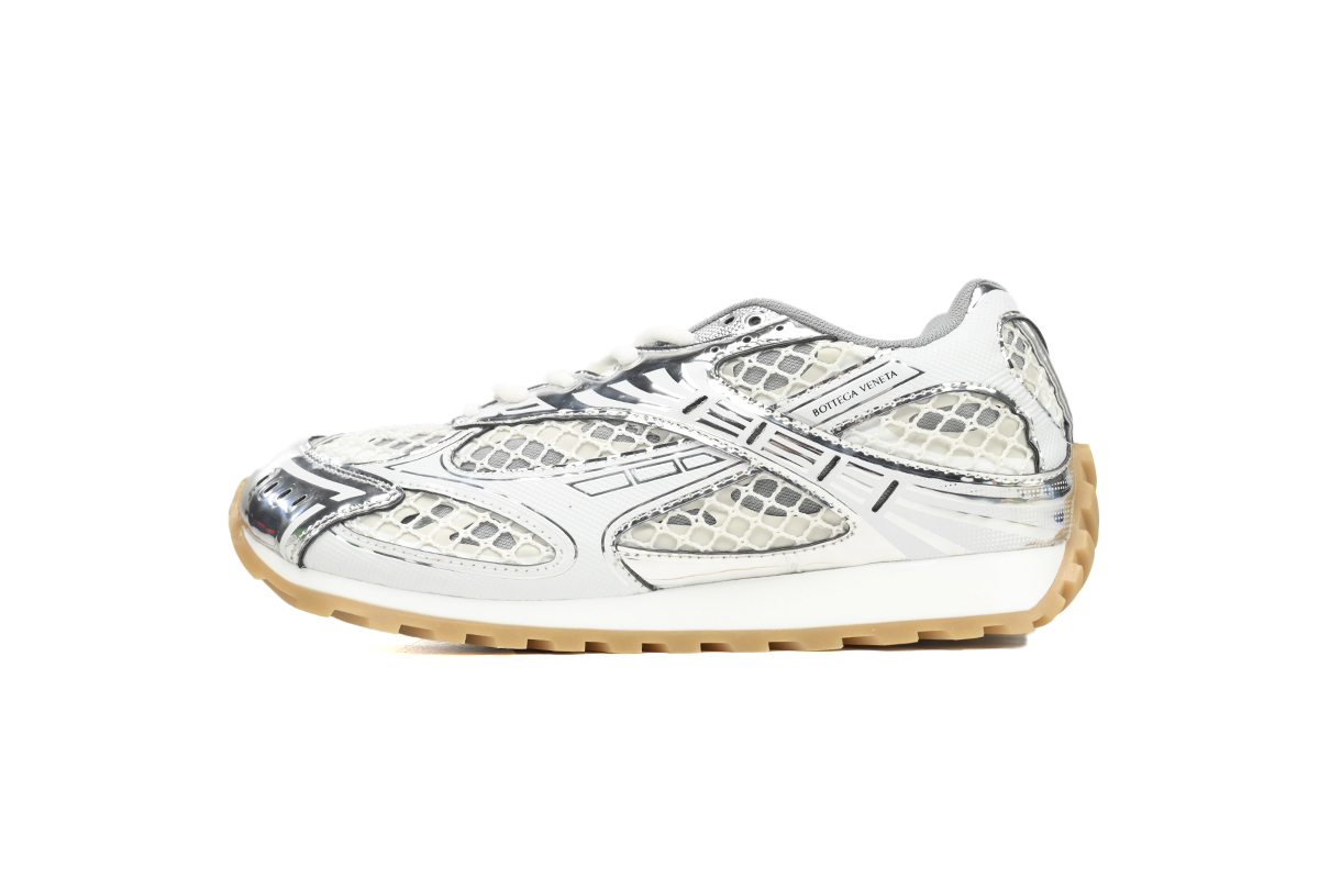 BOTTEGA VENETA Orbit Sneakers White Silver