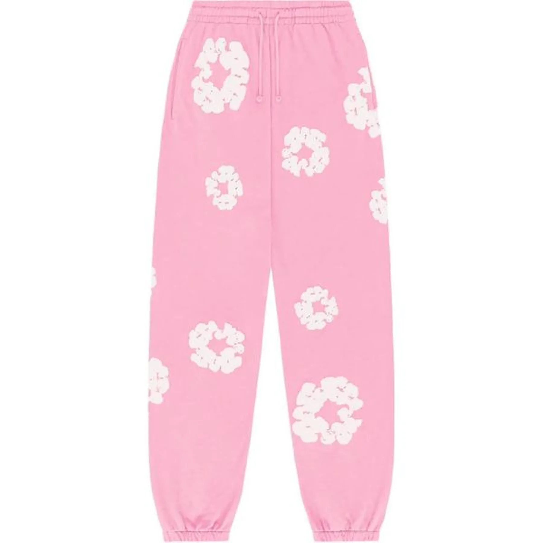 Denim Tears the Cotton Wreath Tracksuit Hoodie Sweatpants Navy Pink Red