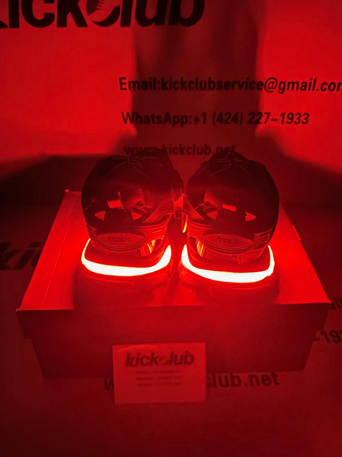 Balenciaga Track Tess S Black LED Light 555032 W1GB7 1000