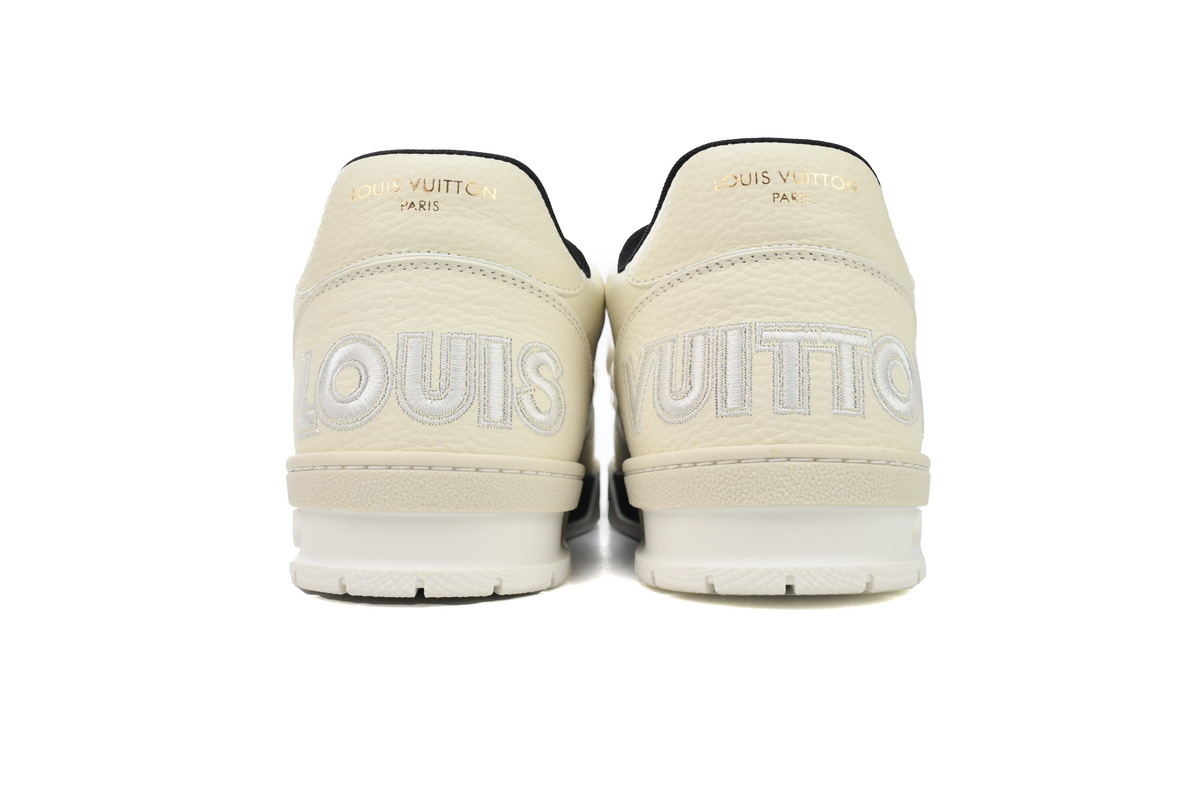 Louis Vuitton Trainer Cream Black