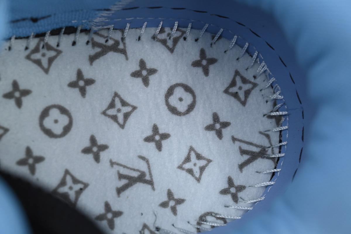 Louis Vuitton Skate Sneaker Blue Black White