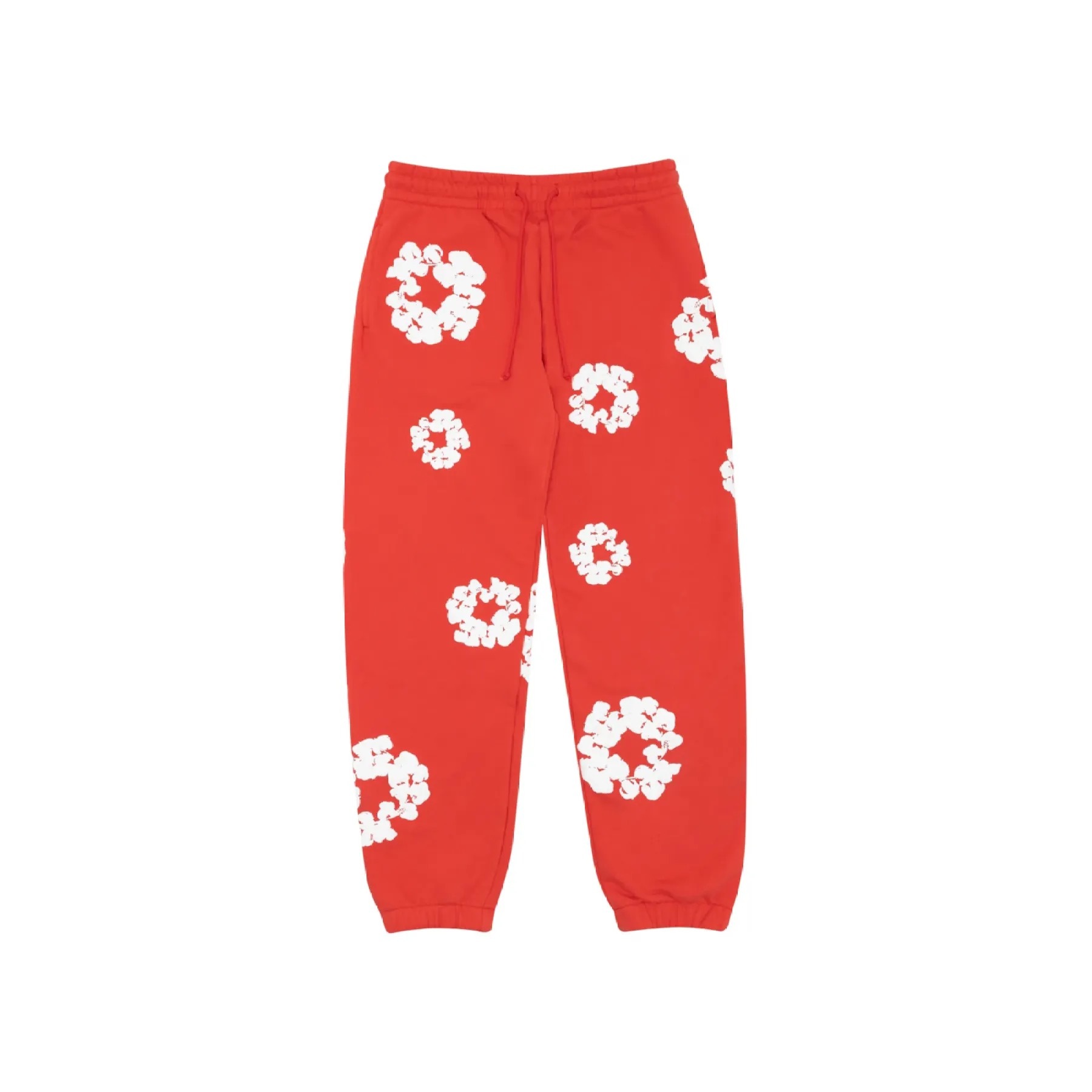 Denim Tears the Cotton Wreath Tracksuit Hoodie Sweatpants Navy Pink Red